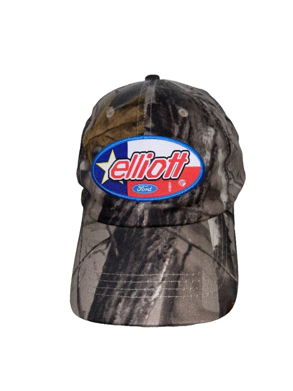 Elliott Ford Car Dealership Realtree Camo Strapback Hat Cap